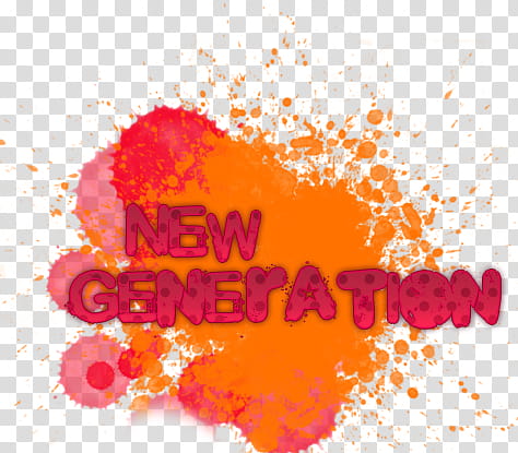 new generation text transparent background PNG clipart