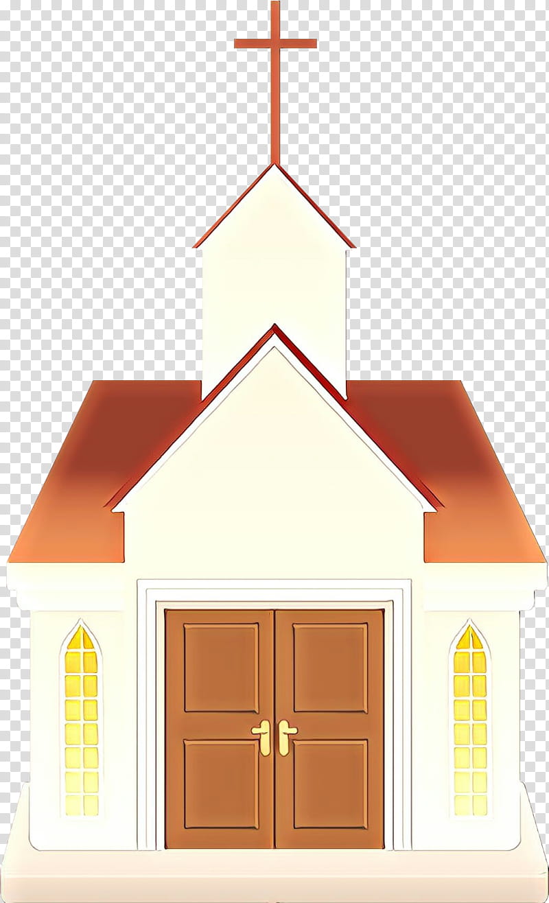 chapel place of worship house steeple, Cartoon, Roof, Church, Building, Home, Parish transparent background PNG clipart