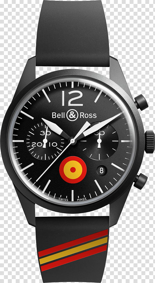 Clock, Bell Ross, Watch, Bell Ross Br 03 Series, Chronograph, 8th Avenue Watch Co, Wenger Attitude Outdoor, Retail transparent background PNG clipart