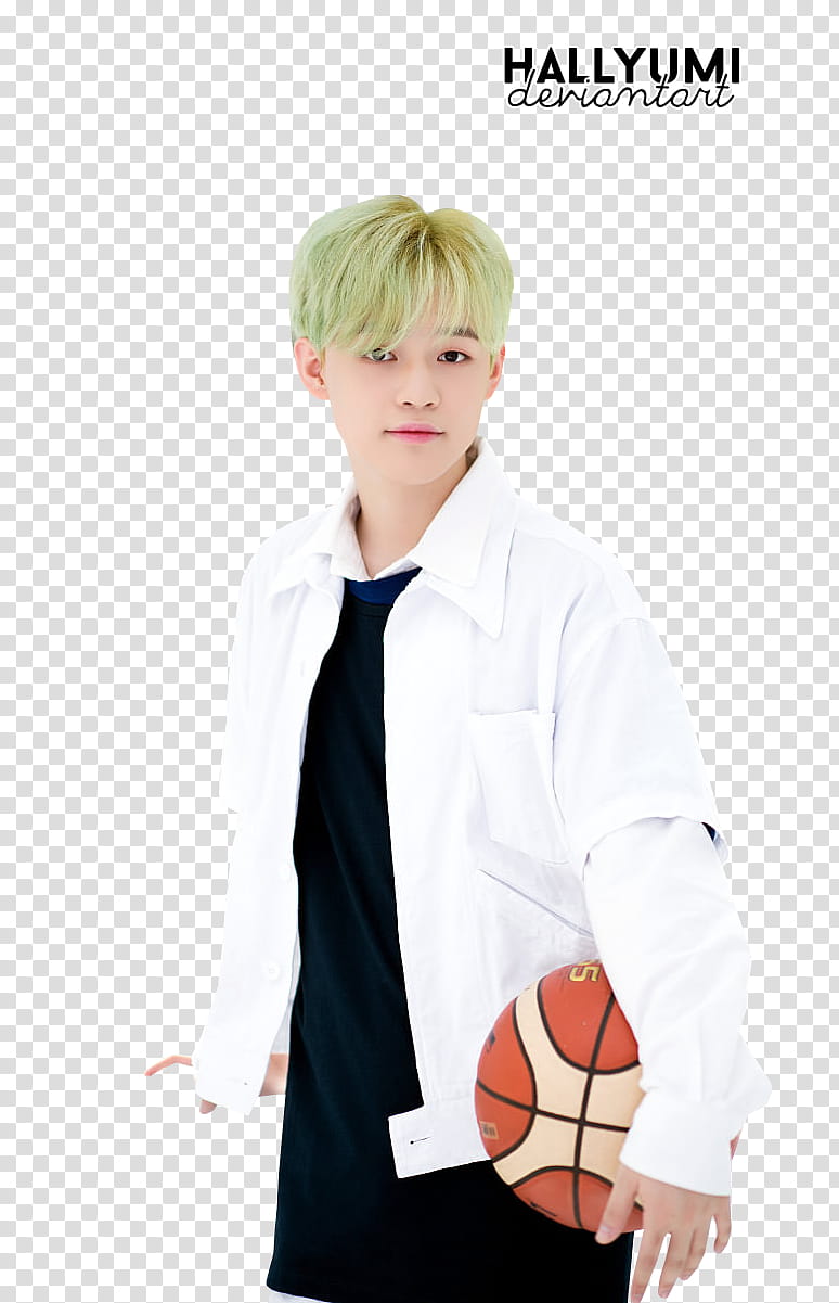 Chenle WE GO UP, man wearing white and black dress shirt holding basketball ball transparent background PNG clipart