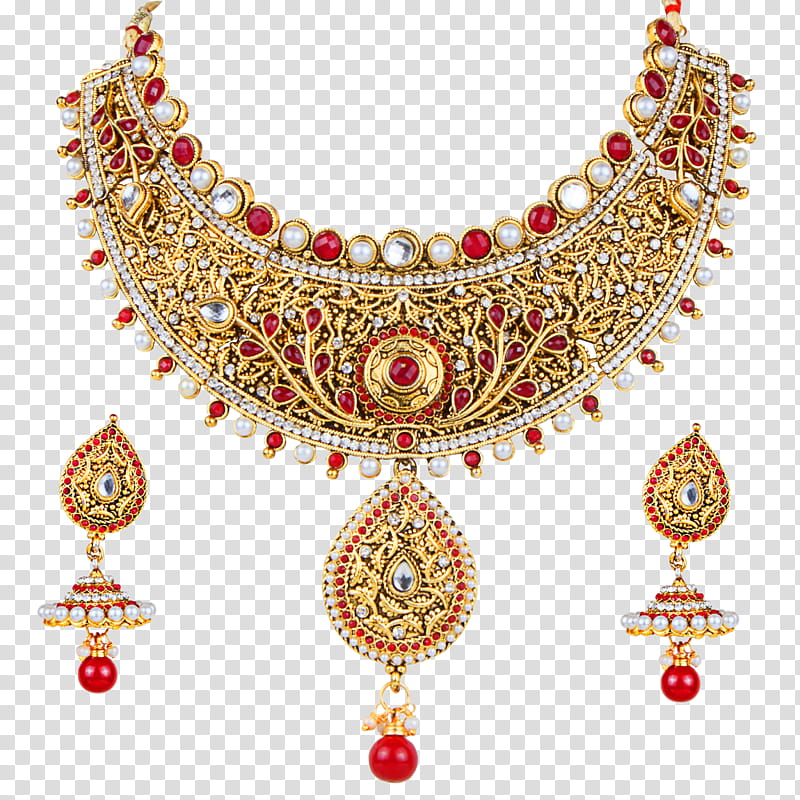 Gold, Necklace, Jewellery, Statement Necklace, Kundan, Silver, Pearl, Gold Plating transparent background PNG clipart