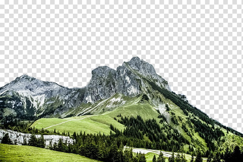 mountain ranges and trees transparent background PNG clipart