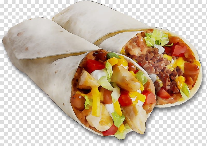 Junk Food, Korean Taco, Burrito, Vegetarian Cuisine, Mission Burrito, Wrap, Breakfast, American Cuisine transparent background PNG clipart