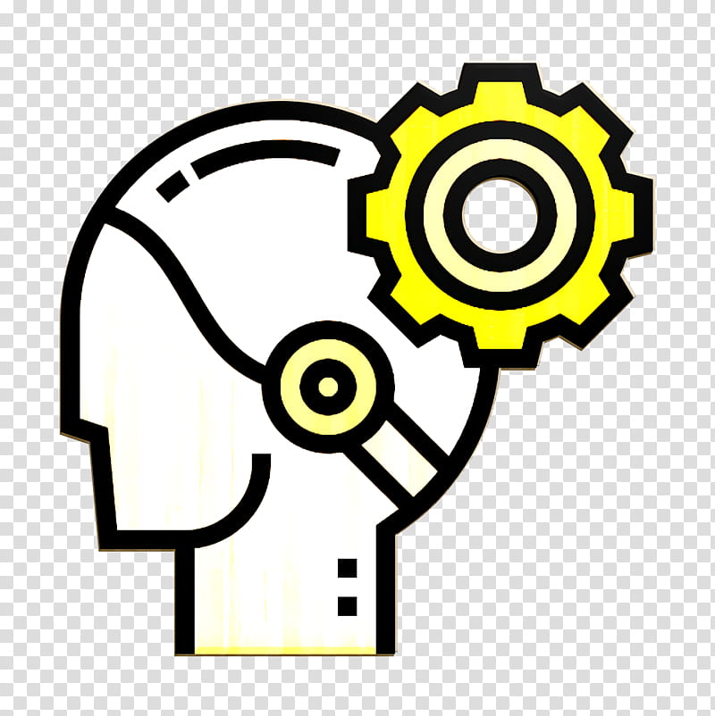 Artificial Intelligence icon AI icon, Line Art transparent background PNG clipart