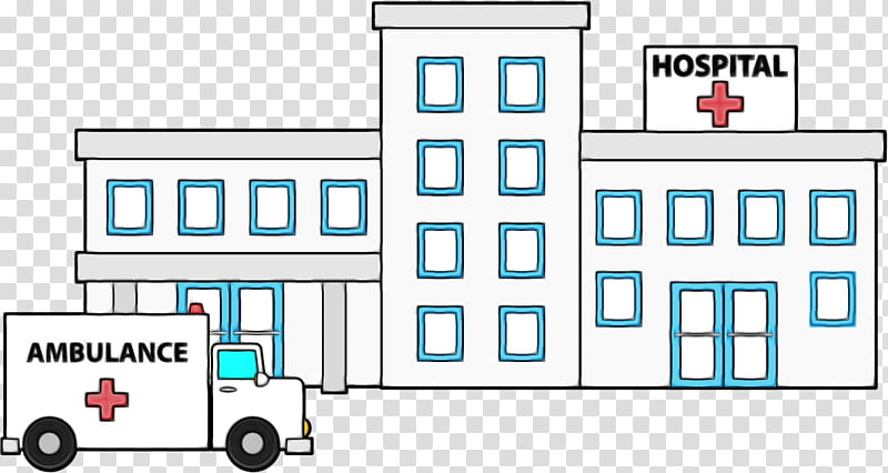 Real Estate, Watercolor, Paint, Wet Ink, Hospital, Psychiatric Hospital, Hospital Bed, Medicine transparent background PNG clipart