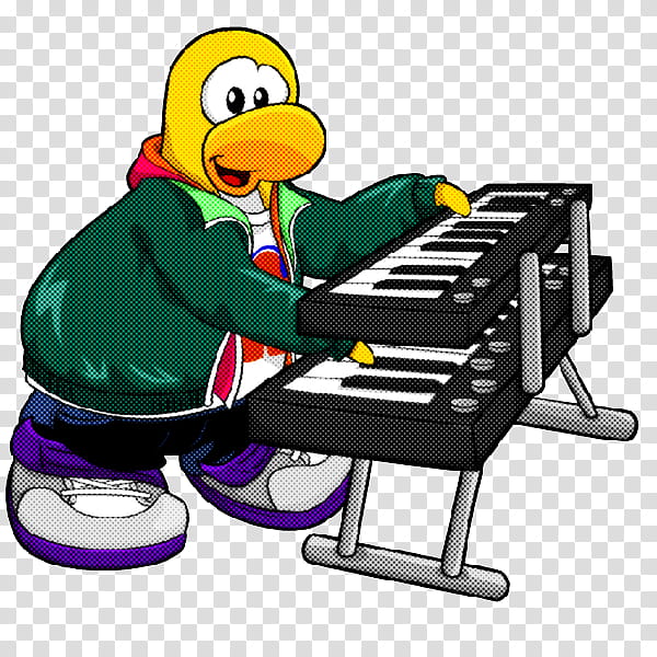 cartoon electronic musical instrument musical instrument technology pianist, Cartoon, Piano transparent background PNG clipart