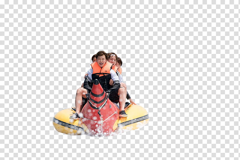 people riding inflatable raft transparent background PNG clipart