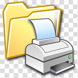 Control Panel, Impresoras y faxes icon transparent background PNG clipart