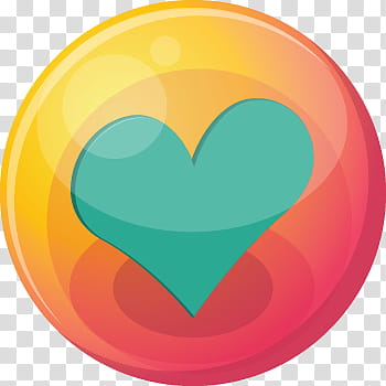 Heart Bubble Icons, blue, teal and red heart transparent background PNG clipart