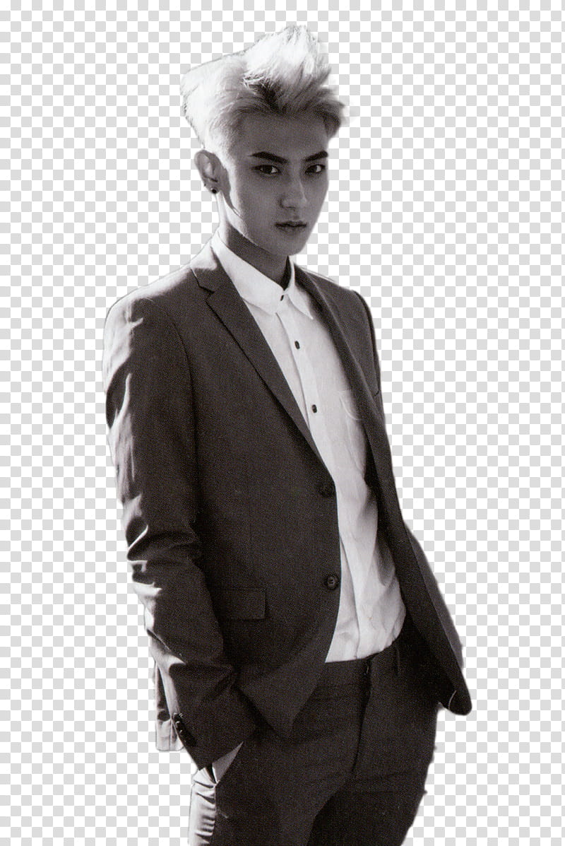 Tao EXODUS Concept, man in gray suit and pants transparent background PNG clipart