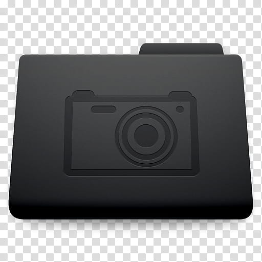 ALUMI Black, black camera folder illustration transparent background PNG clipart