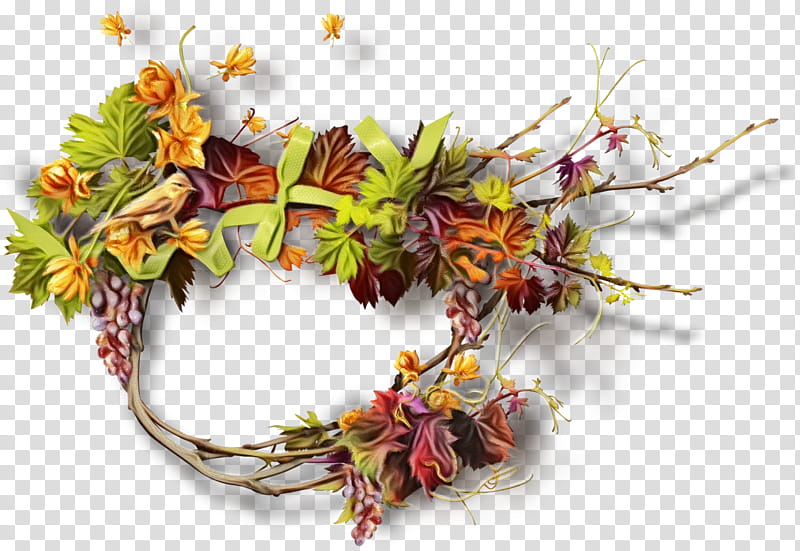 Watercolor Flower Wreath, Paint, Wet Ink, Author, Floral Design, Creator, Picmix, 2019 transparent background PNG clipart