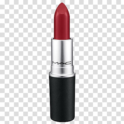 red Mac lipstick transparent background PNG clipart