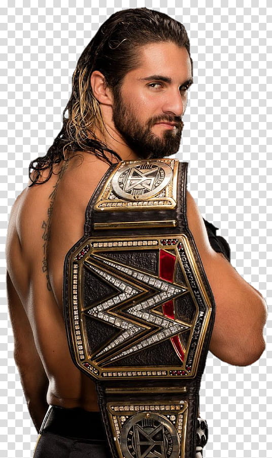 Seth Rollins WWE Champion transparent background PNG clipart