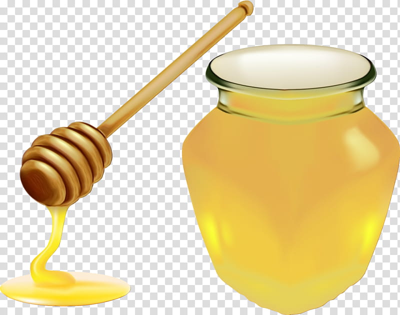 honey food ghee, Watercolor, Paint, Wet Ink transparent background PNG clipart