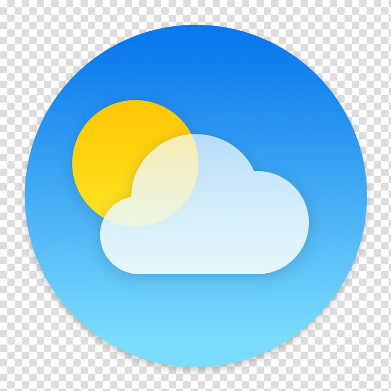 Clay OS  A macOS Icon, Weather, sun and cloud transparent background PNG clipart