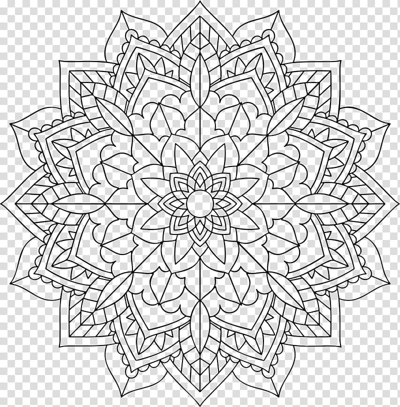 Geometric Shape, Mandala, Coloring Book, Drawing, Floral Design, Mandala Coloring Book, Sacred Geometry, Flower transparent background PNG clipart
