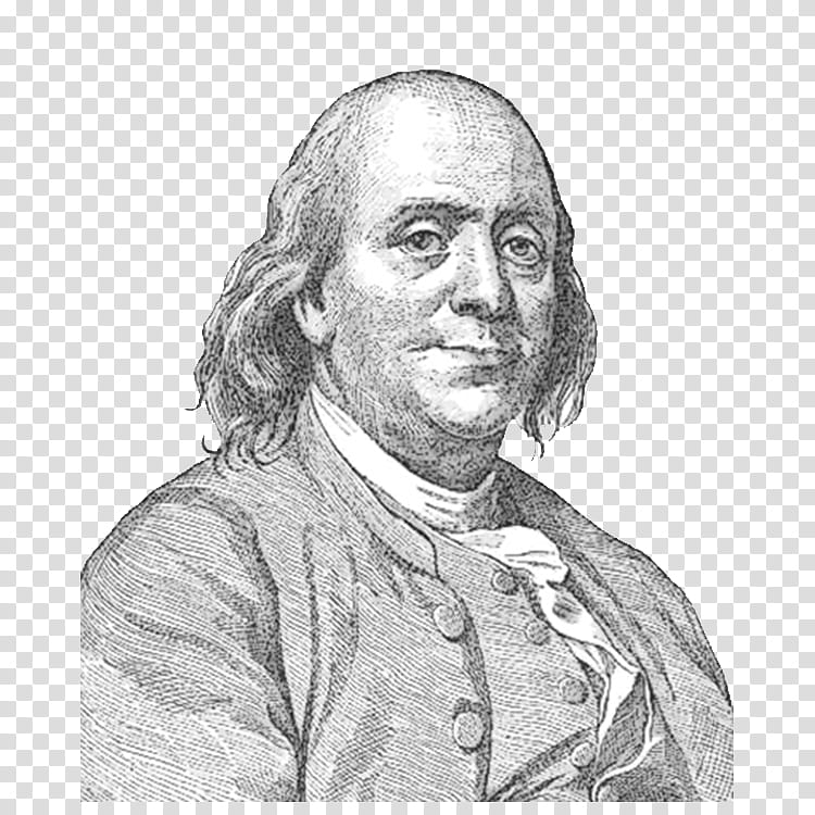 Person, Benjamin Franklin, United States, Autobiography Of Benjamin Franklin, Founding Fathers Of The United States, History, Drawing, Head transparent background PNG clipart