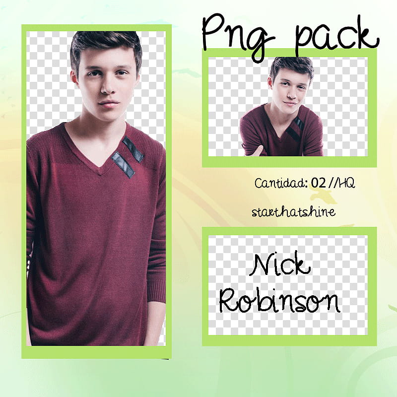 Nick Robinson , Nick Robinson with text overlay transparent background PNG clipart