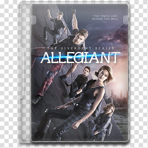 Movie Icon Mega , Allegiant, Allegiant DVD case cover transparent background PNG clipart