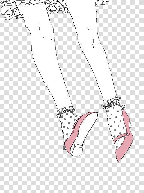 Munequitas, girl wearing red shoes illustration transparent background PNG clipart