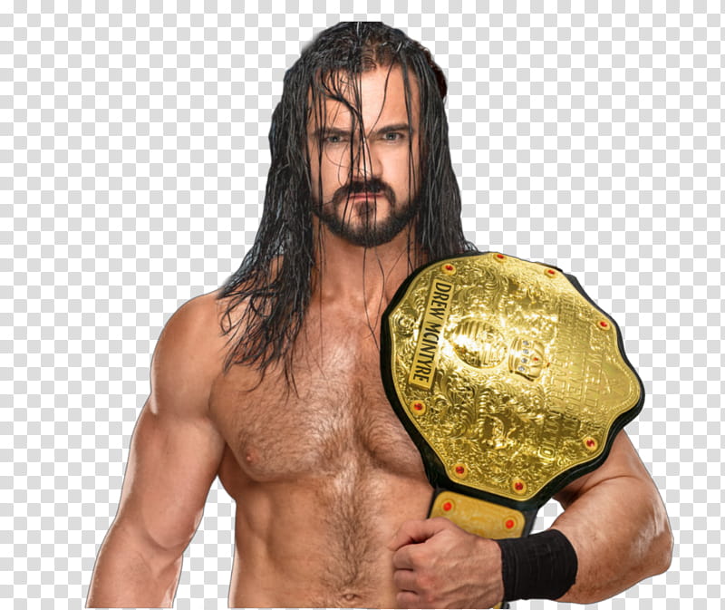 DREW MCINTYRE WORLD HEAVYWEIGHT CHAMPION transparent background PNG clipart