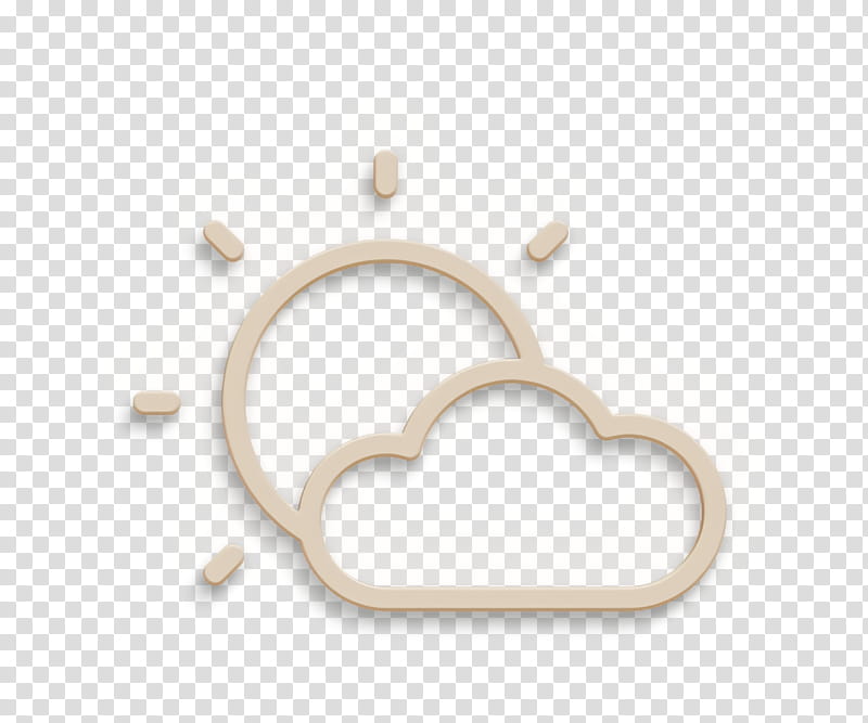 cloud icon cloudy icon sun icon, Weather Icon, Jewellery, Metal transparent background PNG clipart