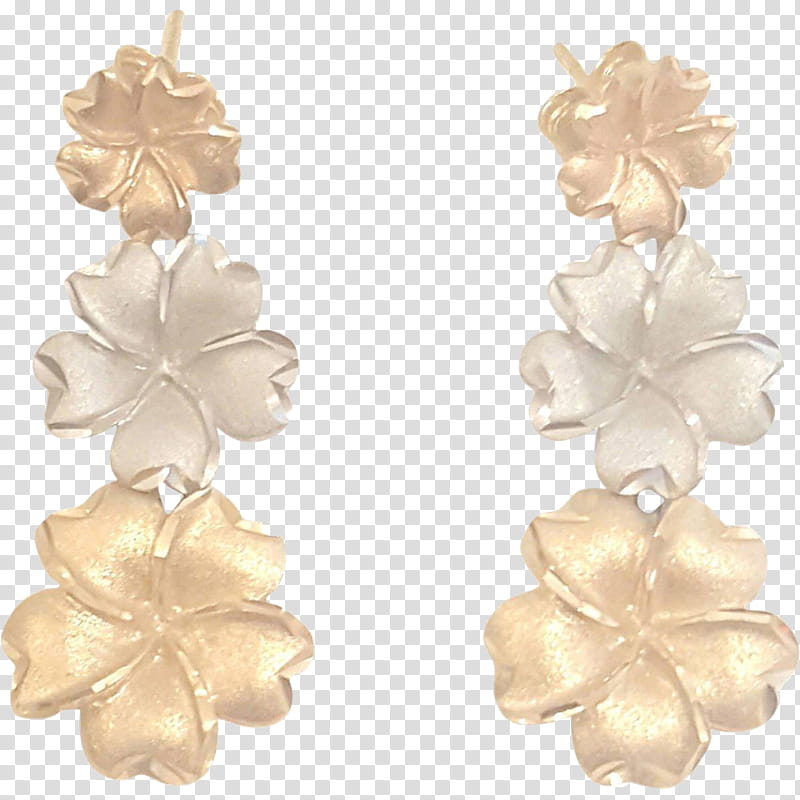 Gold Earrings, Pearl, Jewellery, Flower, Petal, Gemstone, Jewelry Making transparent background PNG clipart