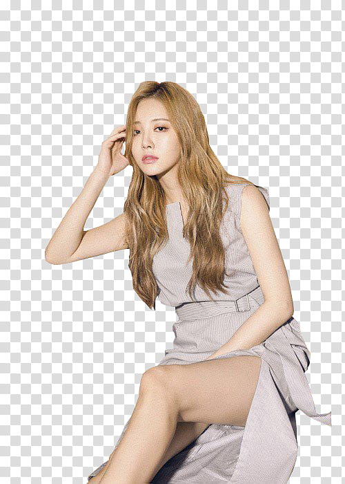 Yura Girl Day, woman in gray sleeveless dress transparent background PNG clipart