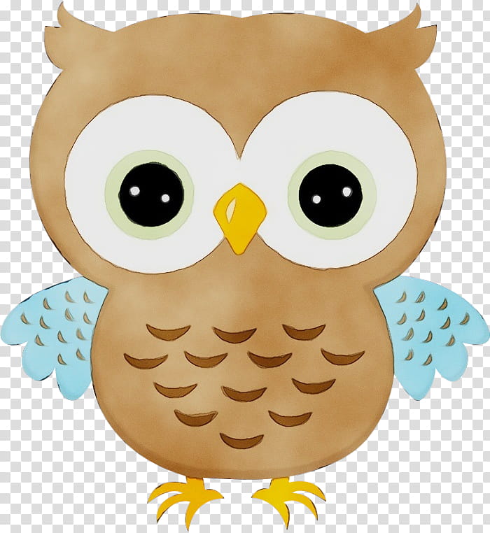 owl bird bird of prey, Watercolor, Paint, Wet Ink, Cartoon, Snowy Owl, Beak transparent background PNG clipart