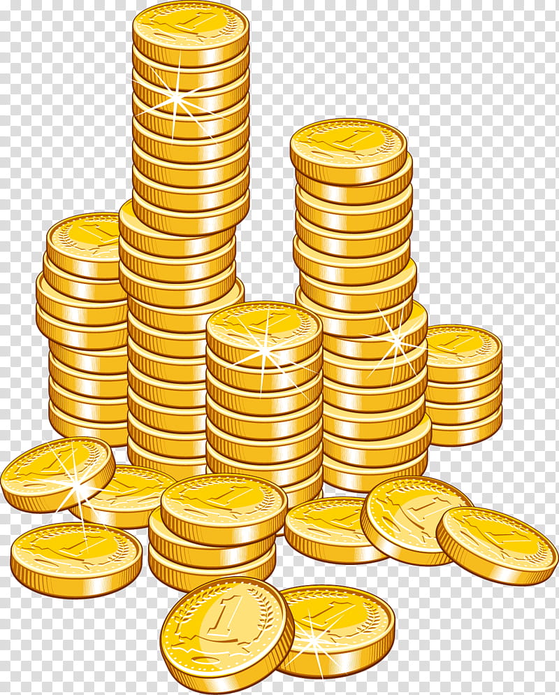 Gold Coin, Money, Currency, Coil Spring, Saving, Yellow, Metal, Games transparent background PNG clipart