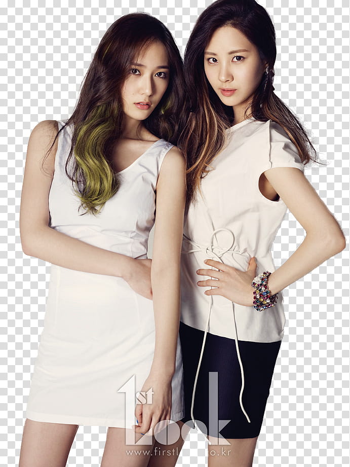 Seohyun y Kristal Render transparent background PNG clipart