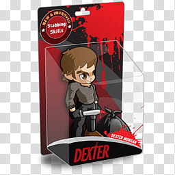 DEXTER ICON SET, dexter_icon_px, Stabbing Skills Dexter figurine transparent background PNG clipart
