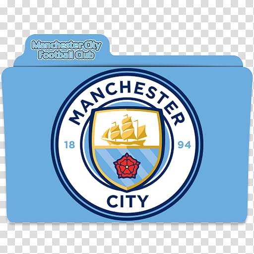 English PL Season Folder Icons , Manchester City Football Club Folder transparent background PNG clipart