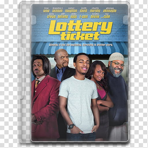 Movie Icon , Lottery Ticket, Lottery Ticket DVD cover transparent background PNG clipart