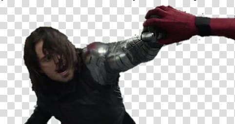 Bucky VS Spiderman Render  transparent background PNG clipart