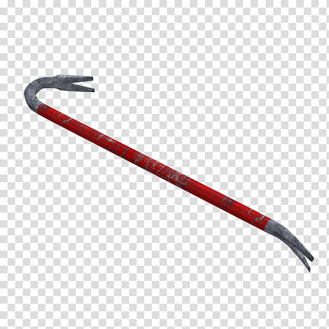 Crowbar, red and gray crowbar transparent background PNG clipart