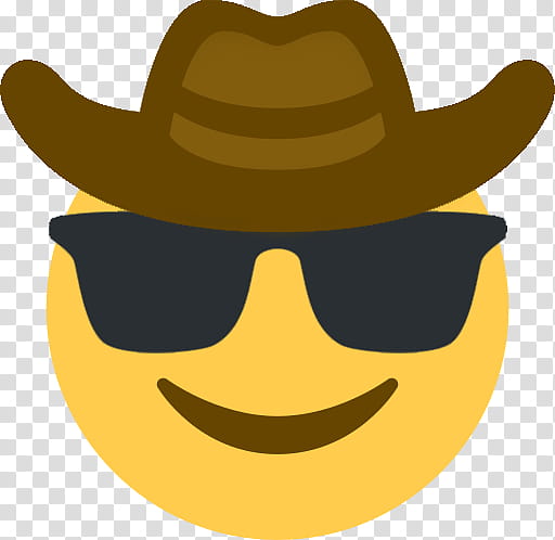 Free Download Cowboy Emoji Discord Smiley Slack Cowboy Hat