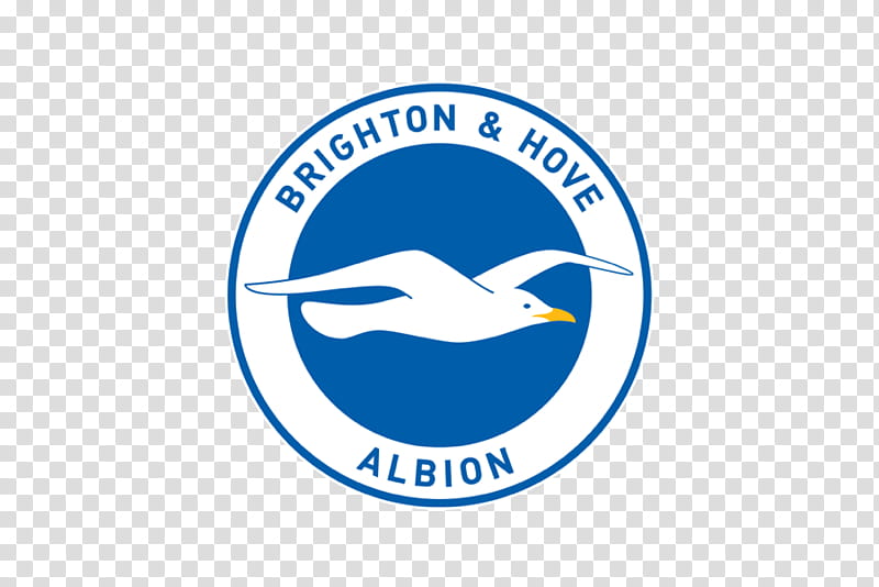 Premier League Logo, Brighton, Organization, Brighton Hove Albion Fc, Blue, Text, Line, Area transparent background PNG clipart