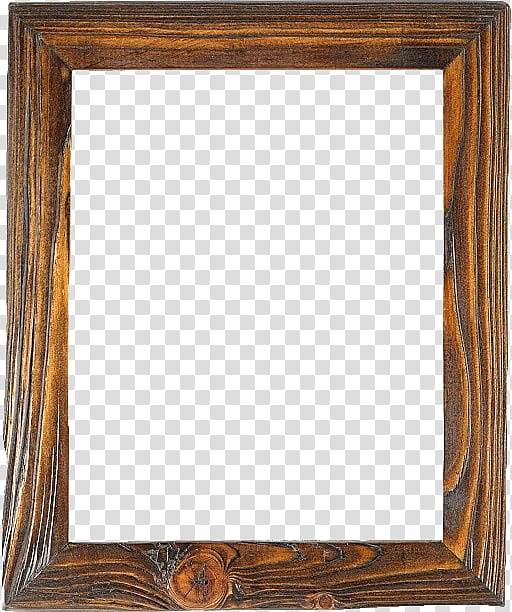 Rustic Wood Frames s, brown frame illustration transparent background ...