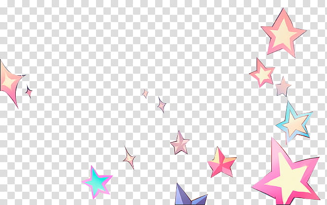 , pink and white star graphic transparent background PNG clipart