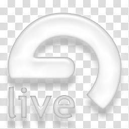 Ableton Live , Live white icon transparent background PNG clipart