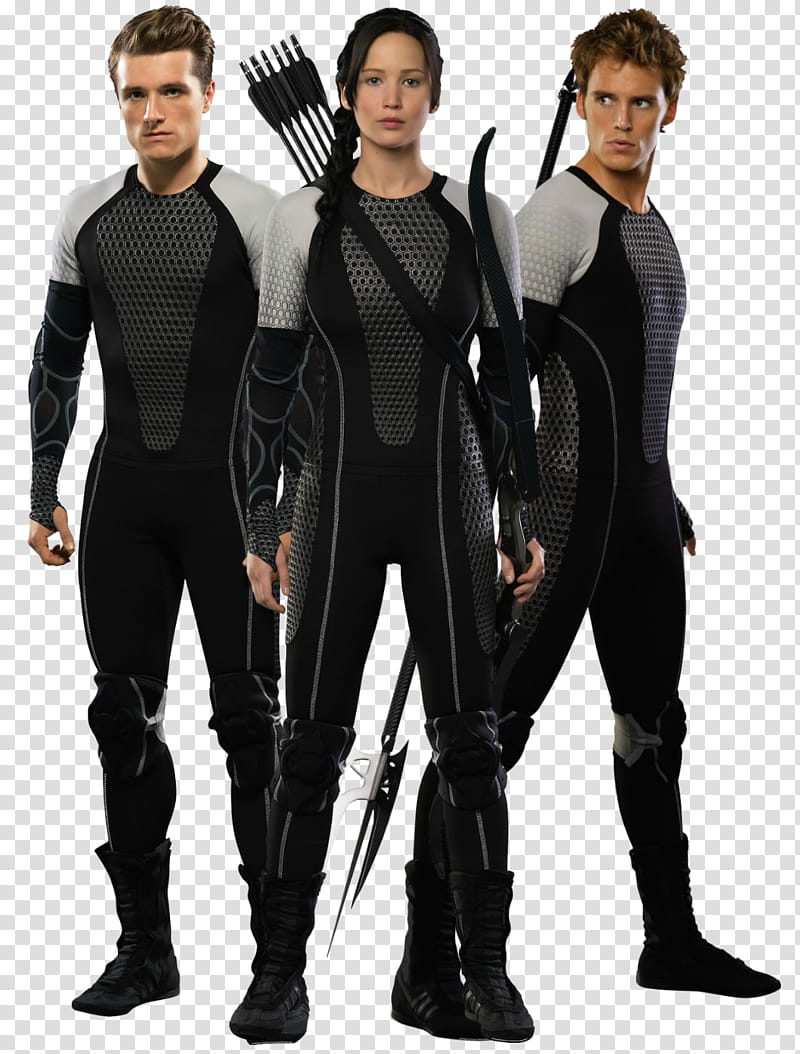 Katniss Peeta and Finnick Catching Fire transparent background PNG clipart