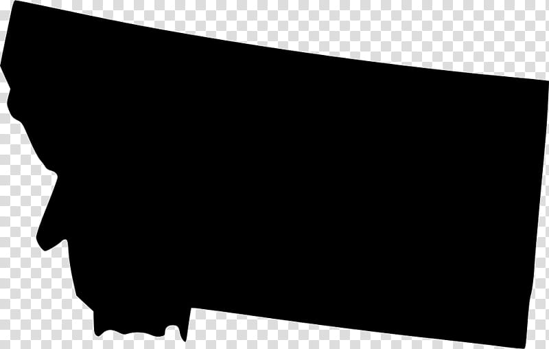 Montana Black, Idaho, Us State, Decal, United States, Rectangle, Blackandwhite transparent background PNG clipart