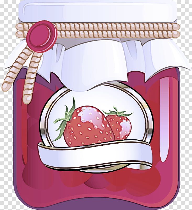 Strawberry, Cartoon, Pink, Fruit Preserve, Strawberries, Jam ...