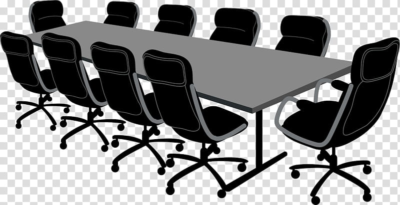 furniture chair table office chair conference room table, Conference Hall, Line transparent background PNG clipart