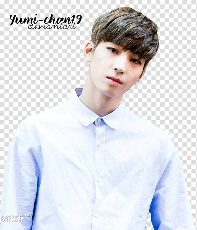 Wonwoo, man wearing white dress shirt transparent background PNG clipart