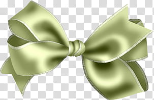 green satin bowtie illustration transparent background PNG clipart