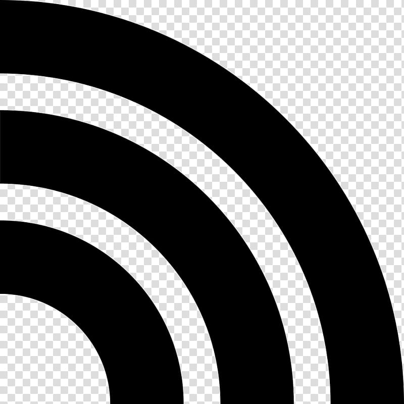 graphy Logo, Web Feed, Symbol, Rss, Internet, Filename Extension, M3u, Black transparent background PNG clipart