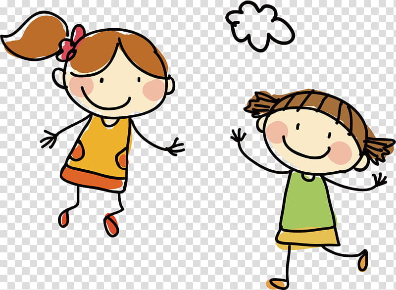 cartoon people child playing with kids, Cartoon, Animated Cartoon, Sharing, Happy, Cheek transparent background PNG clipart